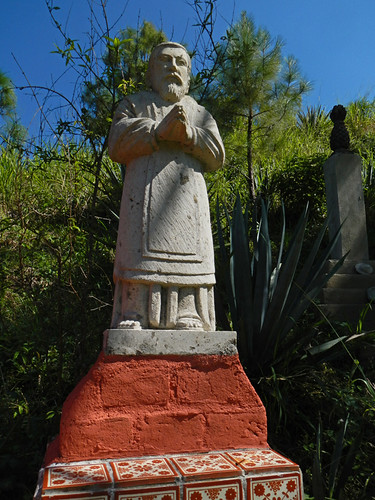 Statue at the Puerto Vallarta Botanical Garden on the Pacific coast of Mexico