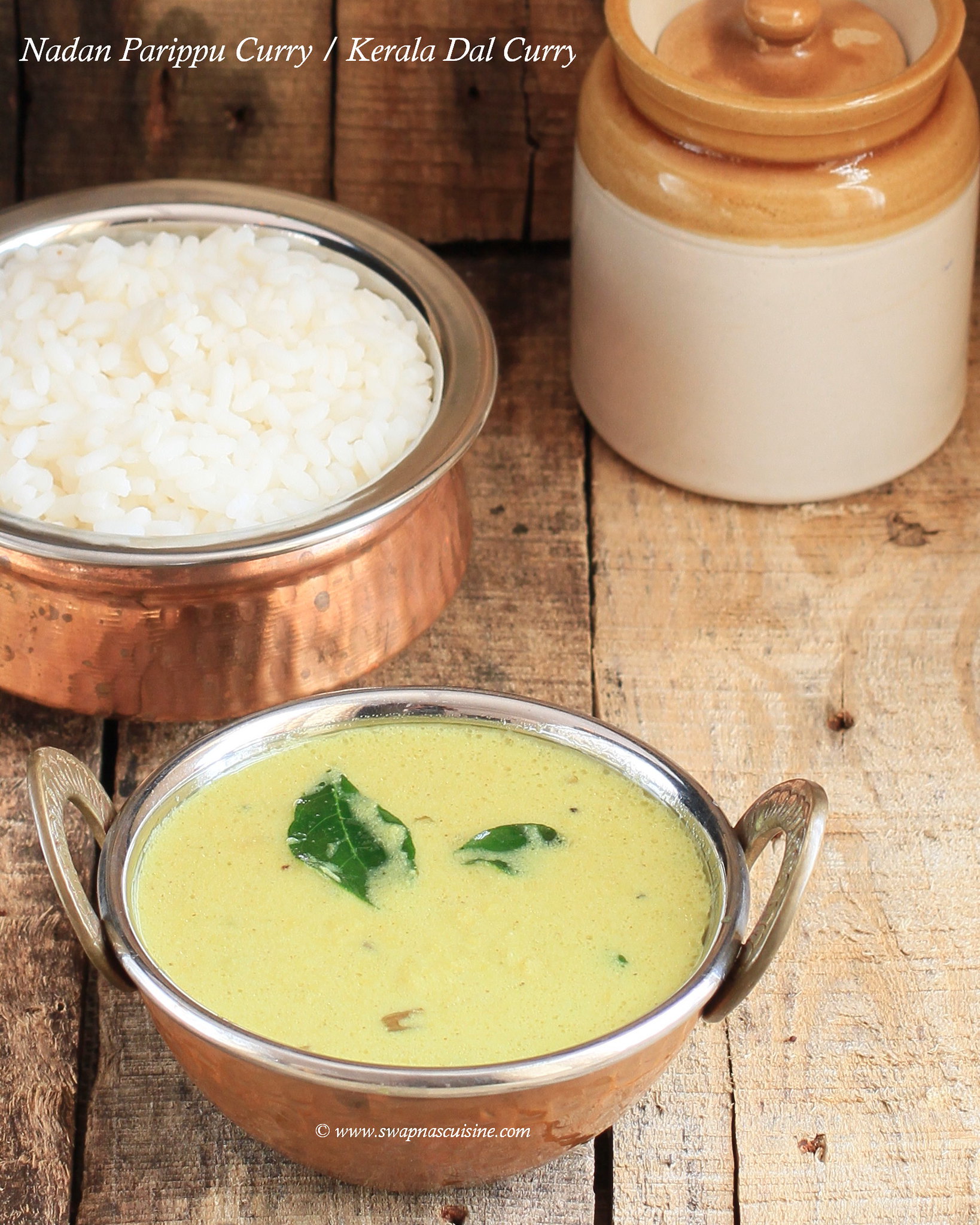 Recipe for Kerala Parippu Curry 