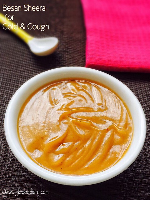 Besan Ka Sheera Recipe for Cough and Cold in Babies, Toddlers and Kids4