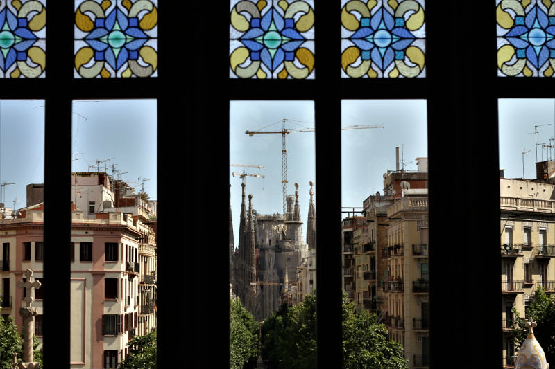 Recinto modernista Sant Pau en Barcelona