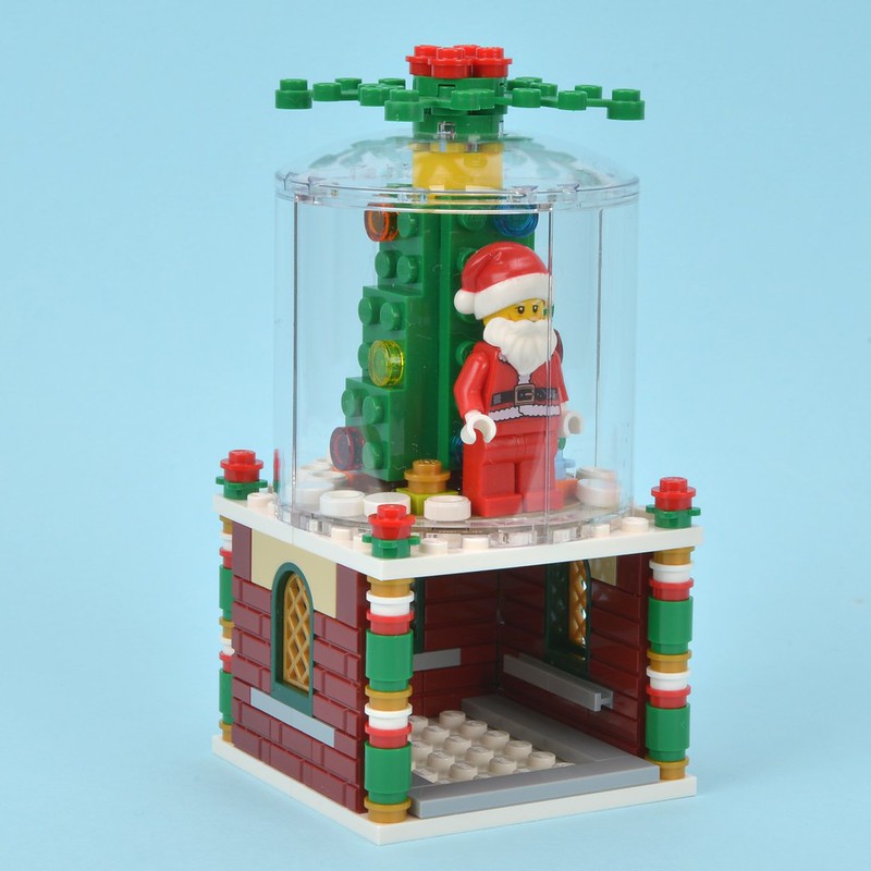 40223 SNOWGLOBE lego NEW legos set CHRISTMAS santa clause exclusive SNOW GLOBE