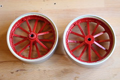 Improving the Wilesco traction engine wheels