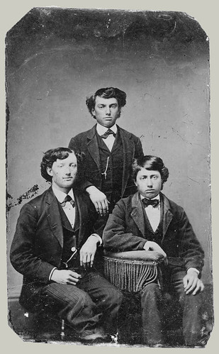 Tintype Three Young Men