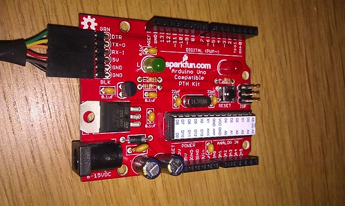 Sparkfun DIY Arduino with ftdi cable
