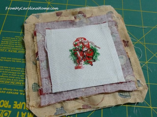 Cross Stitched Quilted Christmas Ornaments | From My Carolina Home