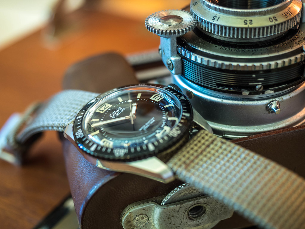 Oris Divers 65 the Black and Tan