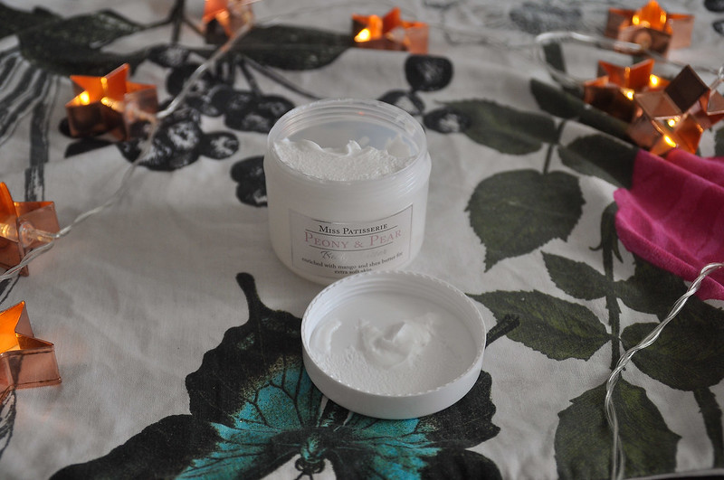 Peony and pear body butter review miss patisserie
