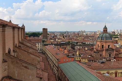 Bologna from the top of San Petronio Cathedral , Italy, June 2016 014