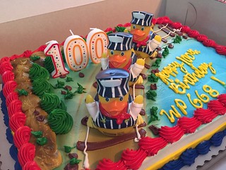WP668 Caboose 100th Birthday Cake 25 June 2016