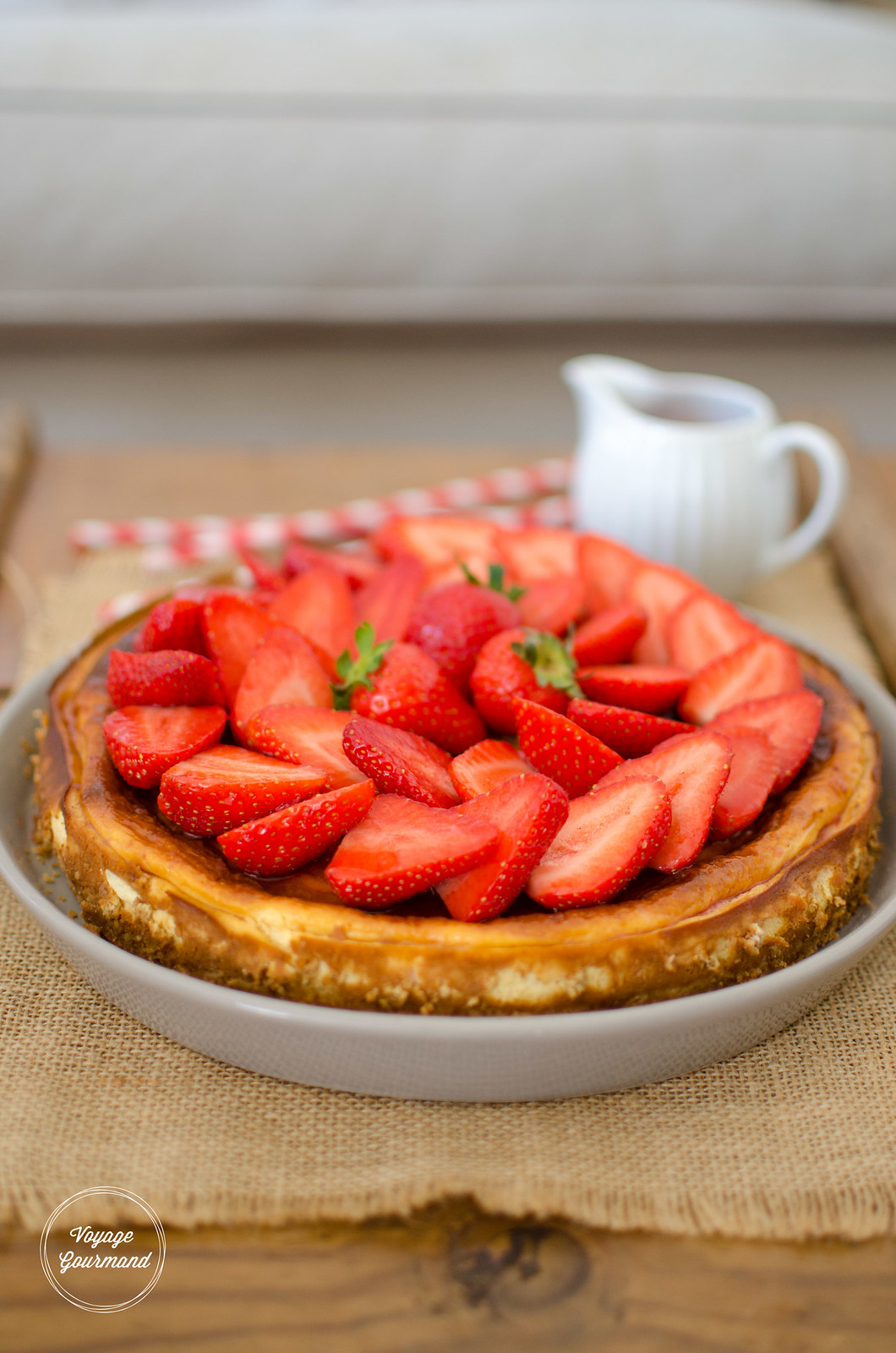 Cheesecake aux fraises - IG très bas