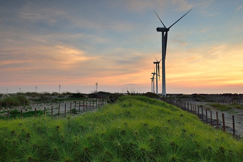 The windturbines 彰濱風車