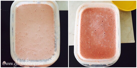 Strawberry Icecream Recipe for Toddlers and Kids - step 8
