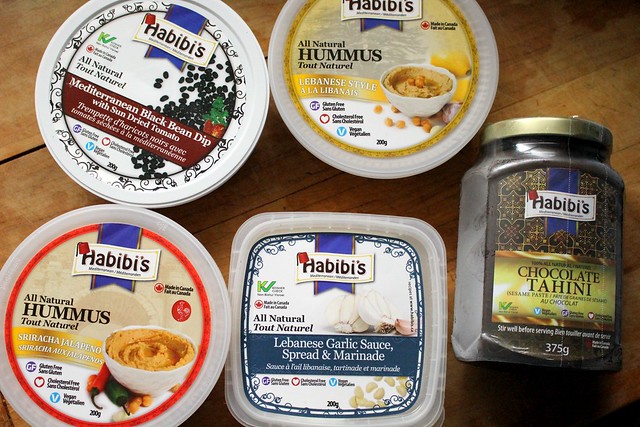 Habibi's Mediterranean Foods Hummus, Mediterranean Black Bean Dip & Garlic Dip