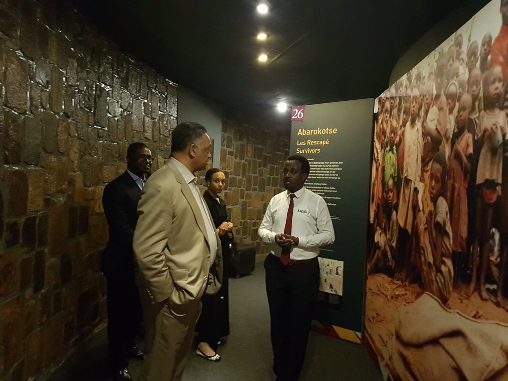 Rev. Jesse Jackson Sr. visit to the Kigali Genocide Memorial