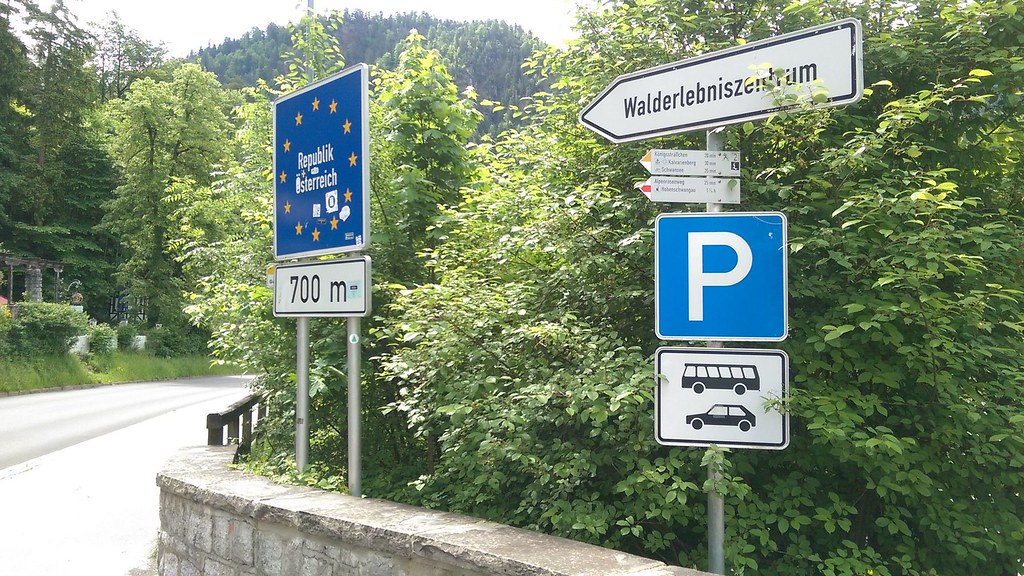 Parkplatz am Lechfall