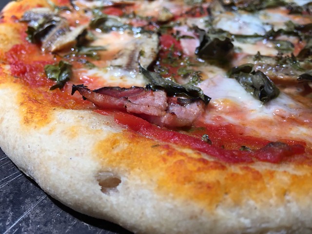 Black Forest Ham/Sardine Pizza
