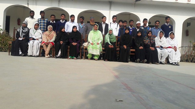 AEEF Scholarship recipients at Hira Public School Hanswar Ambedkar Nagar (UP).JPG
