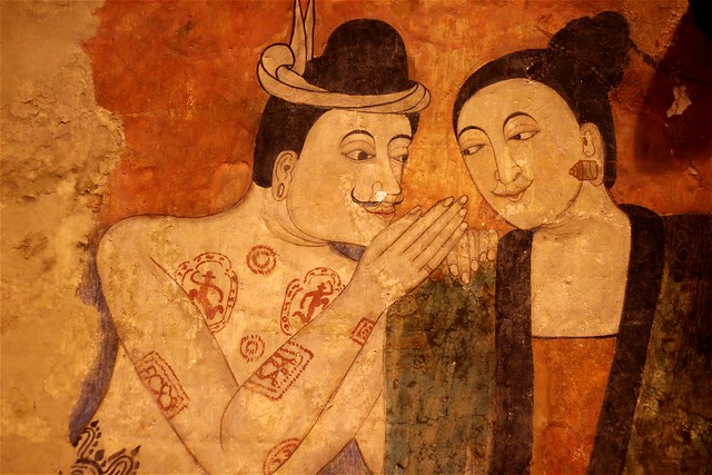 Whispering Mural at Wat Phumin