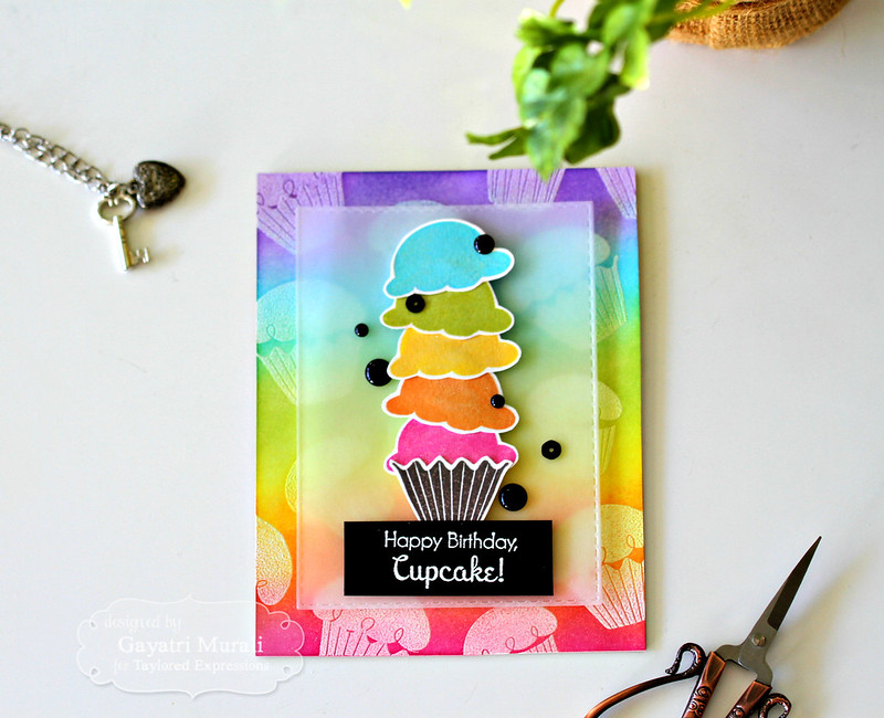 Happy Birthday Cupcake flat #1 by Gayatri Murali