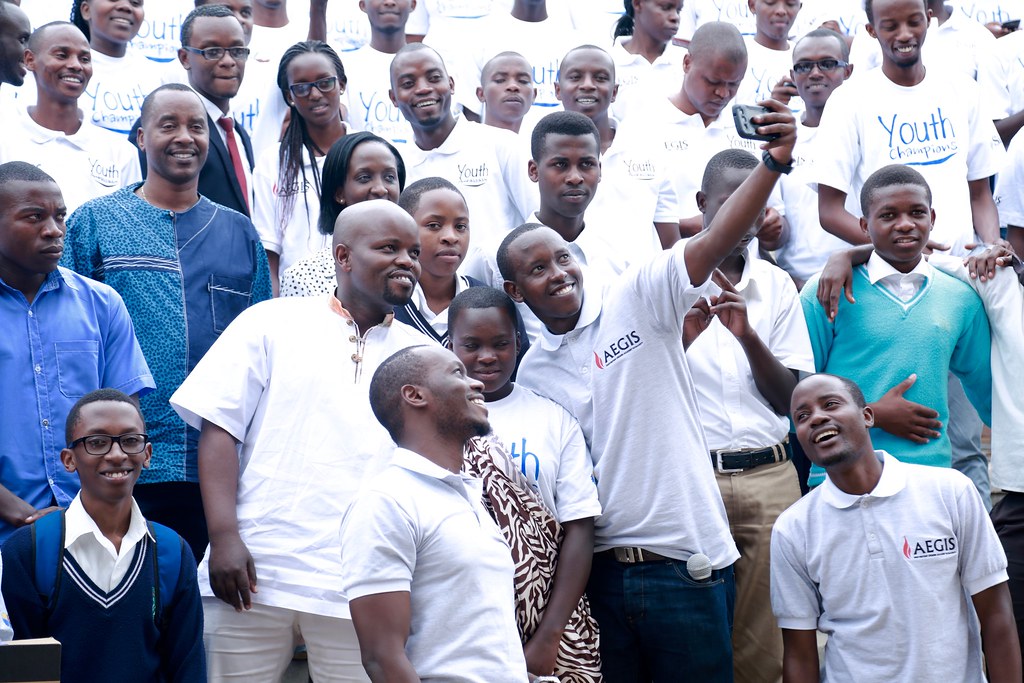Aegis Youth Day at Kigali Genocide Memorial