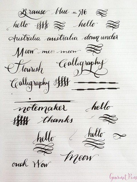Review Brause Dip Pen Set - A Starter Dip Nib Set for Calligraphy @NoteMakerTweets  9
