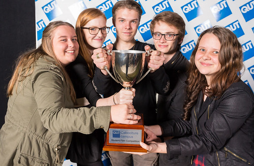 Maroochydore State High School team - winners of the 2016 QUT Student Film Competition