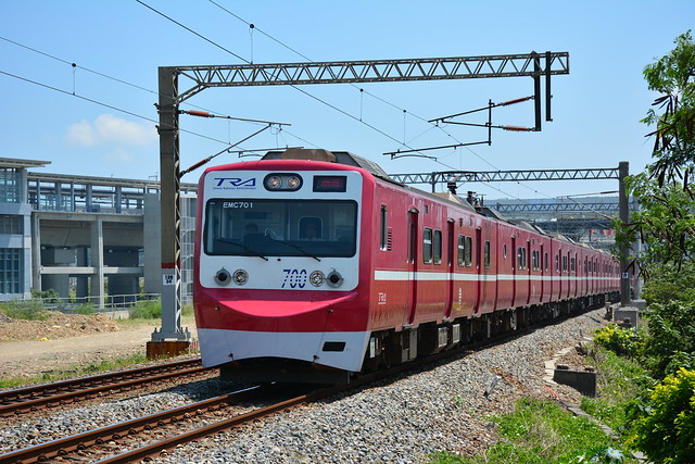 台鐵emu700京急塗裝 豐富站探訪