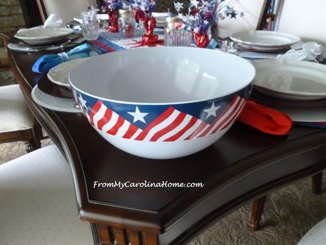 Patriotic Tablescape 2016 ~ From My Carolina Home