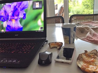 Breakfast and a computer
