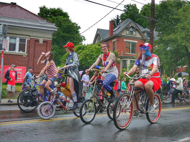 SPUN Bicycles at Northside Parade