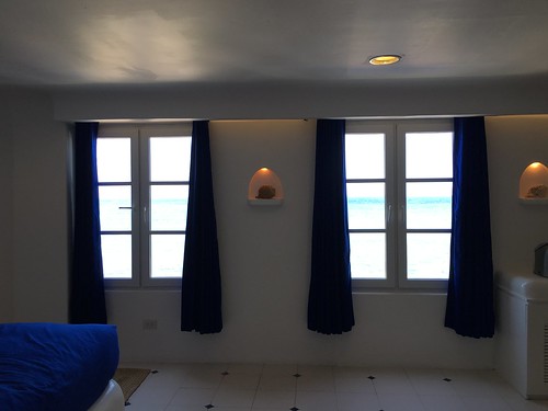 windows , second floor, Mykonos guest villa
