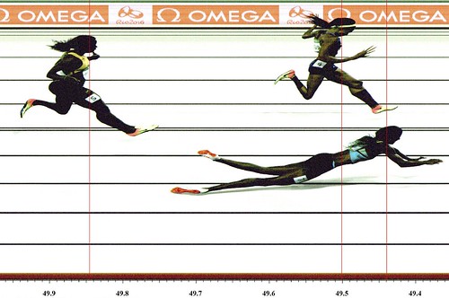 Miller y Felix final 400m Rio 2016