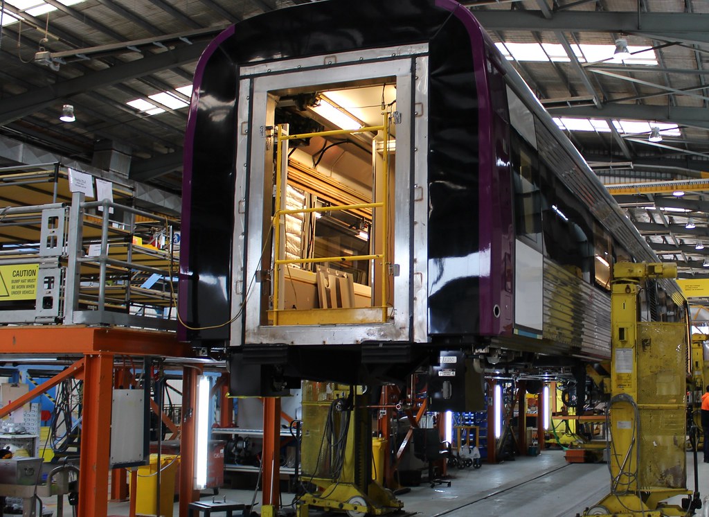 V/Locity carriage being built