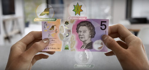 Australia polymer banknote security measures