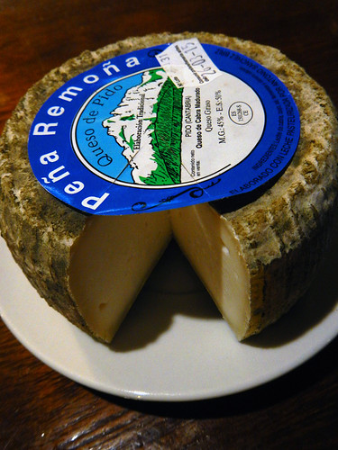 Our favourite cheese at the Casa Cayo in Potes, Spain