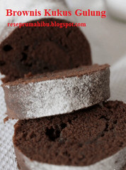 Brownies Kukus Gulung | Resep Kue Cara Membuat Brownies Kukus