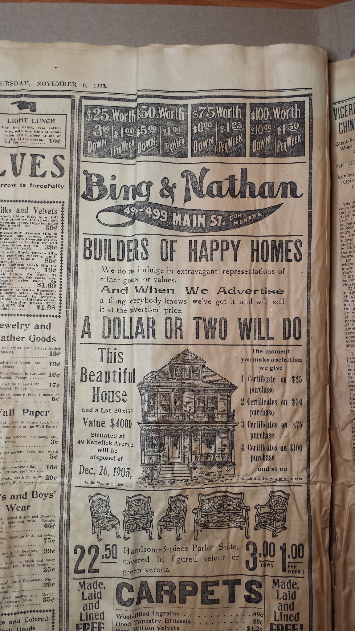 Buffalo Evening News November 1905