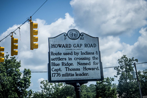 Howard Gap Historical Marker