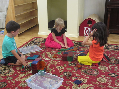 magnatiles with friends