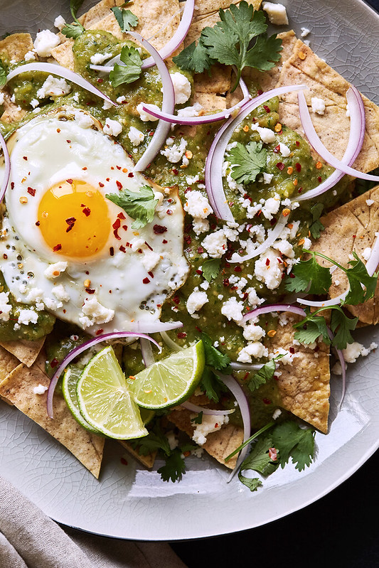 Grain-Free Chilaquiles with Salsa Verde {Paleo-friendly}