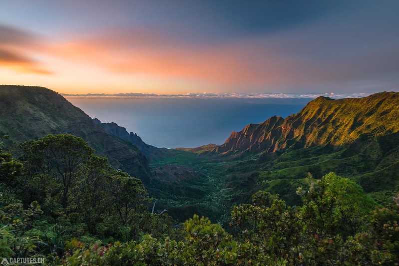 Sunset at the Pihea Vista - Kauai