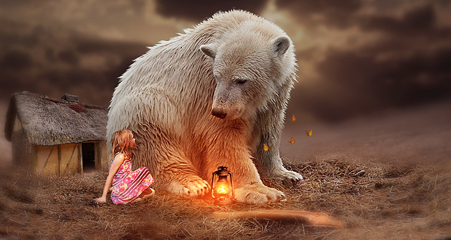 Bear or Dog lighting effect