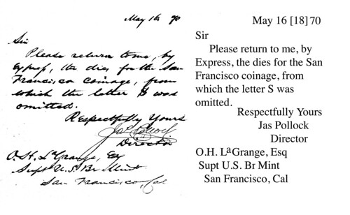 1870 Letter