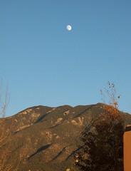 moon over Taos Pueblo, NM