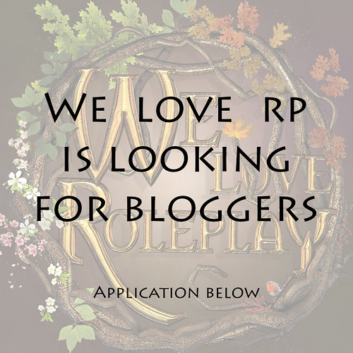 We love rp is looking for bloggers
