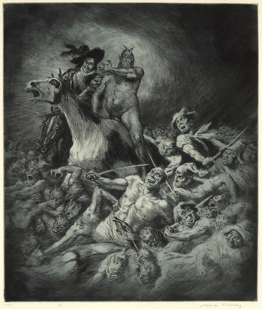 Norman Lindsay - Powers of Earth, 1927