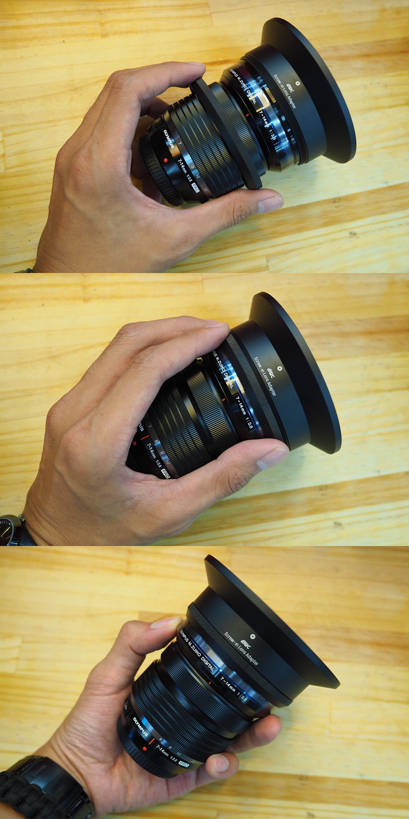 STC 7-14mm Screw-in Lens Adapter｜Olympus 7-14mm 超廣角鏡頭鏡接環 套筒