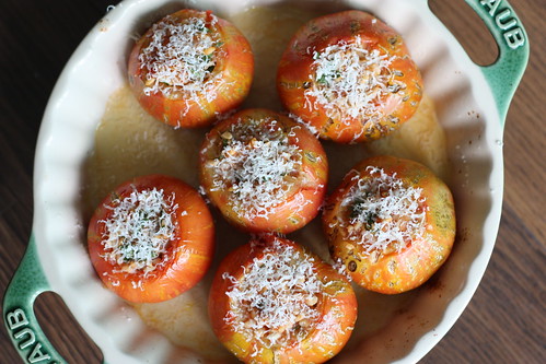 rice-stuffed tomatoes