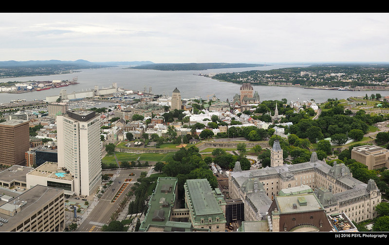 Quebec City from Observatoire de la Capitale