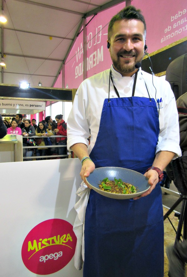Mistura 2016: Chef Giacomo Bocchio deleitó a asistentes en el “Gran Mercado”